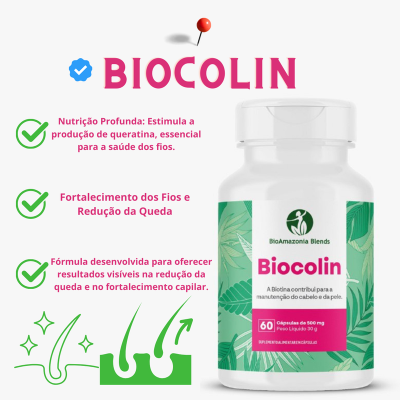 Fortalecimento e Brilho para Seus Cabelos com Biocolin