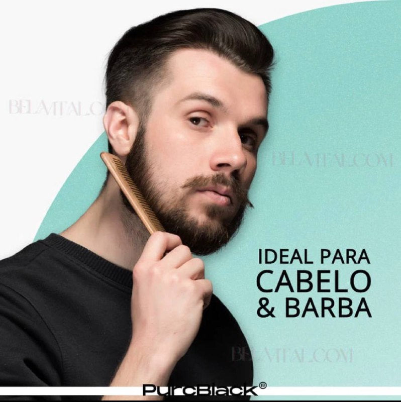 Purc Black Shampoo Escurecedor Cabelo E Barba